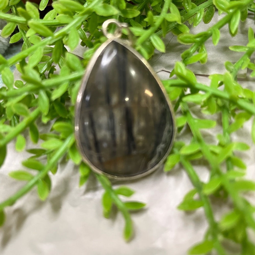 Large 925 Picasso Stone Pendant